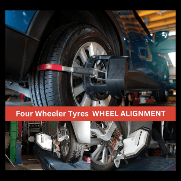 Four wheeler tyres wheel alignment